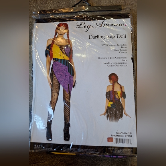 Leg Avenue Darling Rag Doll Sally Costume Size Small - Picture 1 of 3
